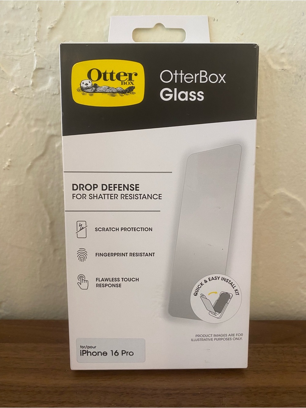 OtterBox Glass Screen Protector for iPhone 16 Pro New in Box